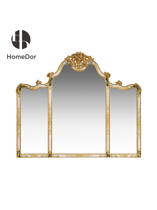 HomeDor Jardin de Versailles Series Triple Vanity Mirror