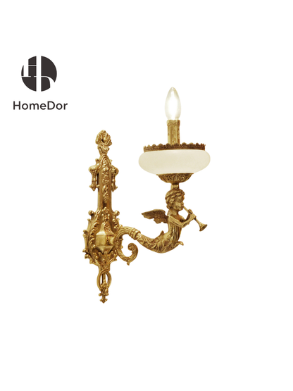 This exquisite wall sconce from HomeDor is a masterpiece ofRococo craftsmanship, reimagined for the modern luxury home. 