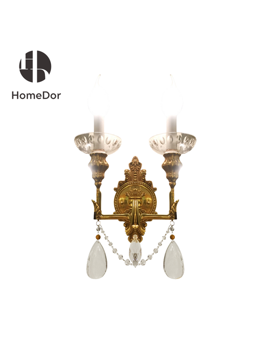 This sconce is a wearable work of art, designed to be the focal point of grand entryways, formal dining rooms, or stately hallways, infusing every space with the lavish charm of historic Spanish design.