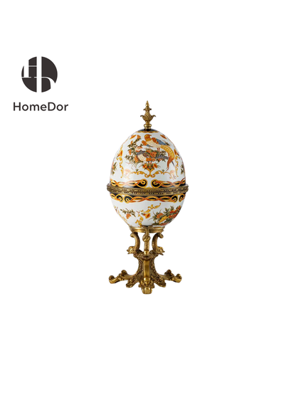 HomeDor × FH&Home | Royal Golden Pheasant & Floral Gilt Decor Set