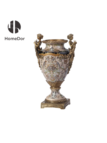 HomeDor Regal Paladin Series Neoclassical Gilded Decor Set