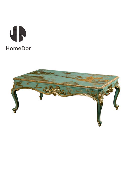 HomeDor × FH&Home | Marlene Series Chinoiserie Inspired Turquoise Table Set