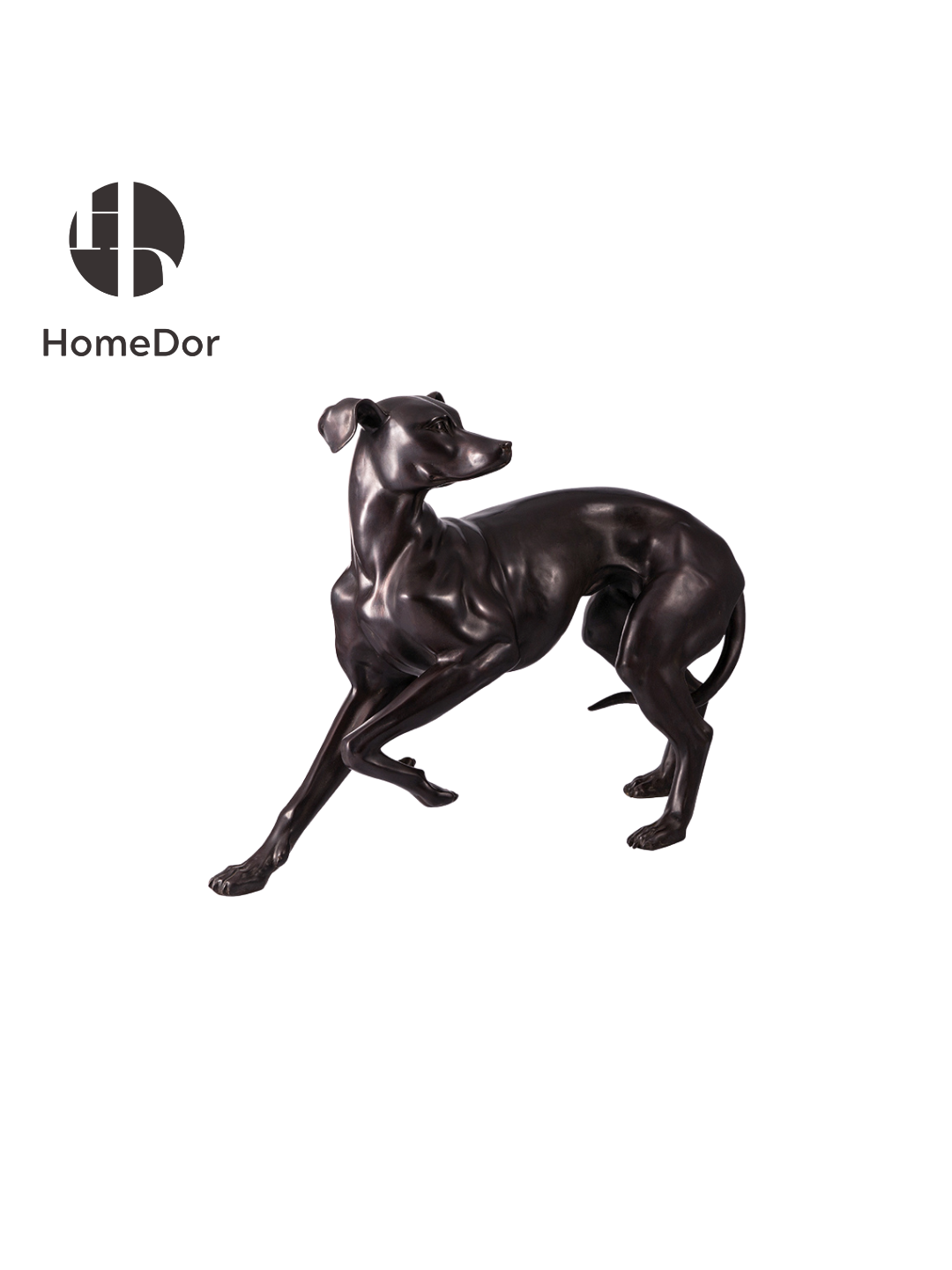 HomeDor HomeDor × FH&Home | Luxury Classical-styled Bronze Dog Sculpture-Sculpture-Style B/L67cm × W30cm × H60cm-