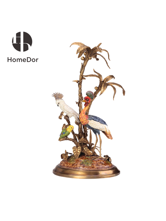 HomeDor × FH&Home | Playful Tropical Island Birds Ornament