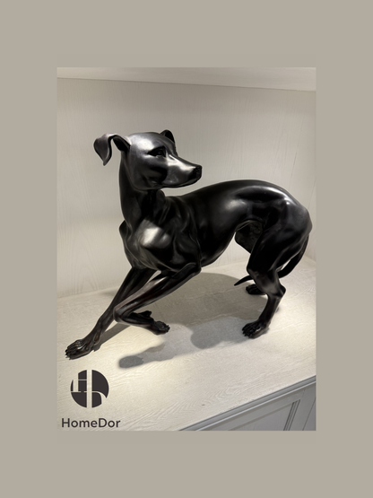 HomeDor HomeDor × FH&Home | Luxury Classical-styled Bronze Dog Sculpture-Sculpture-Style A/L60cm × W23cm × H54cm-