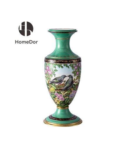 Emerald Garden Lovebirds Decorative Ensemble