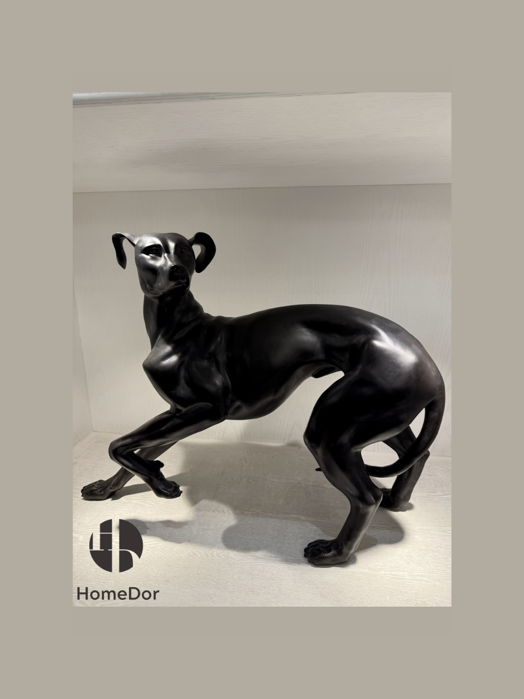 HomeDor HomeDor × FH&Home | Luxury Classical-styled Bronze Dog Sculpture-Sculpture-Style A/L60cm × W23cm × H54cm-