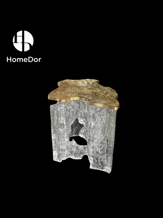 Luxury Art Deco Venice Waterway-Inspired Side Table by Gordon Gu