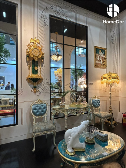 HomeDor × FH&Home | Rococo Malachite/Lapis Lazuli Wall Clock