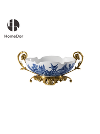 Centerpiece Bowl: L34cm × W20cm × H17cm