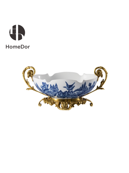 Blue Willow Chinoiserie Ormolu Collection