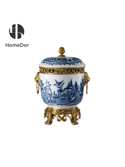 Blue Willow Chinoiserie Ormolu Collection