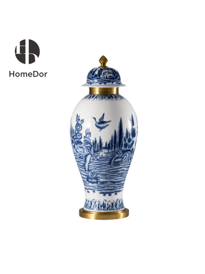 Blue Willow Chinoiserie Ormolu Collection