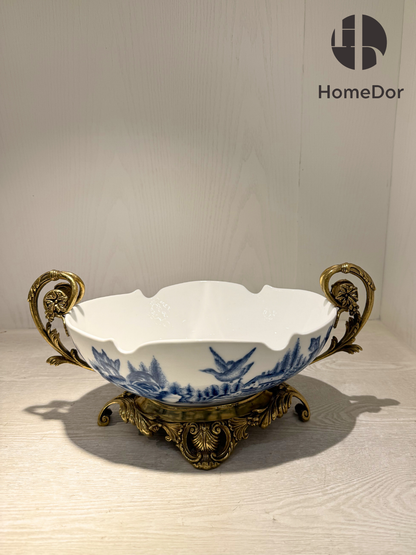 Blue Willow Chinoiserie Ormolu Collection