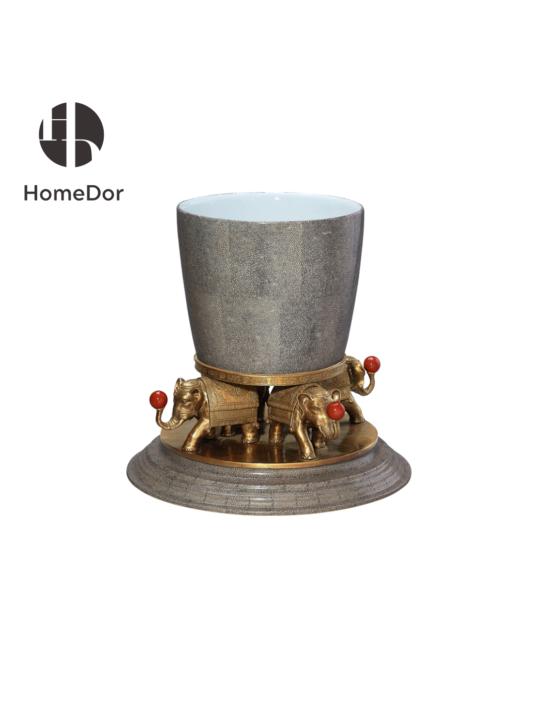 HomeDor × FH&Home | Ornate Elephant Base Decorative Planter