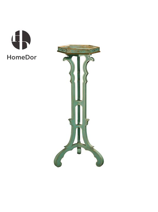 HomeDor × FH&Home | Marlene Series Turquoise French Curve Pedestal