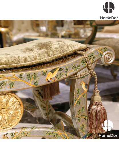 كرسي هوم دور ذو أرجل منحنية أنيقة بنمط صيني