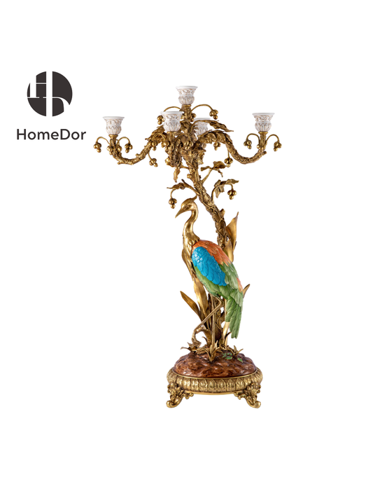 This Colorful Crane Candle Holder is perfect for being a gift to a bird lover. And it's also an ideal choice to be the statement piece in the living room corner, entryway display, dining room accent decor and eclectic lounge ornament.
