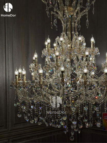 Homedor_grand crystal chandelier  for palace style decor