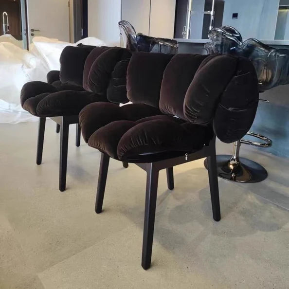 HomeDor Italian Velvet Dining Chair