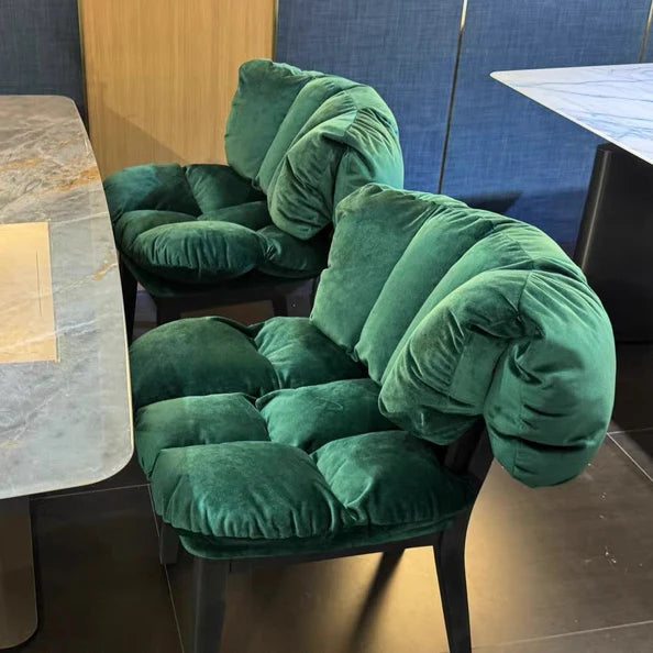 HomeDor Italian Velvet Dining Chair