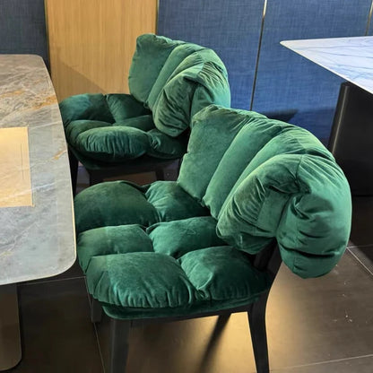 HomeDor Italian Velvet Dining Chair