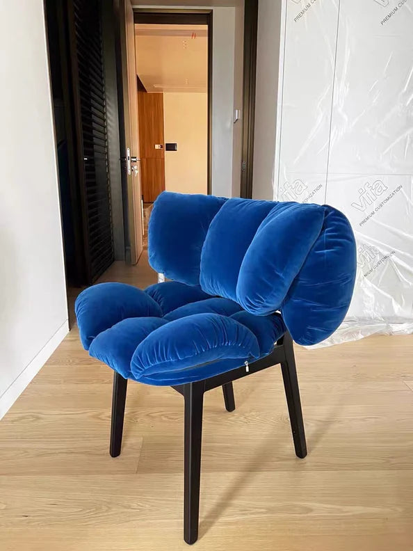 HomeDor Italian Velvet Dining Chair