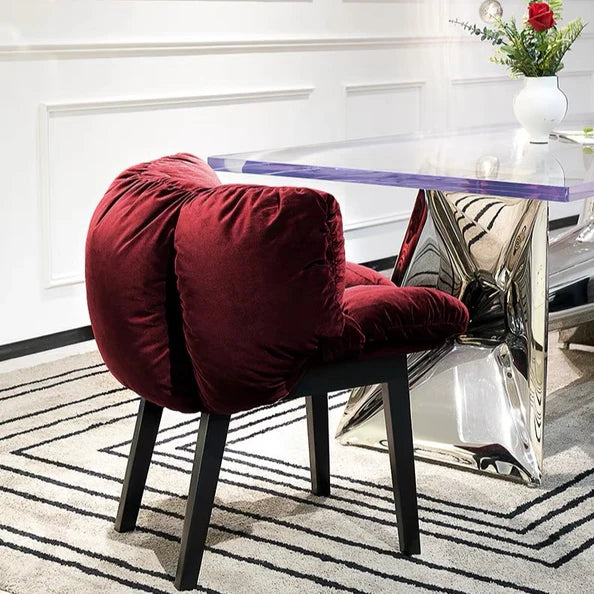 HomeDor Italian Velvet Dining Chair