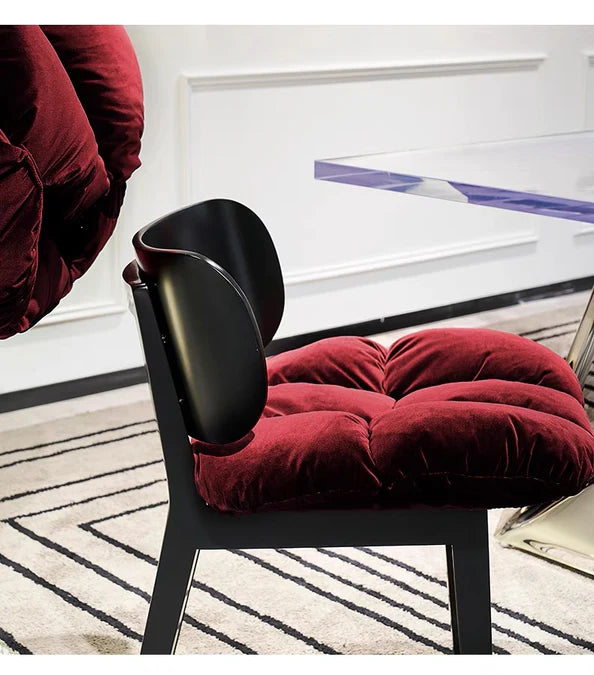 HomeDor Italian Velvet Dining Chair