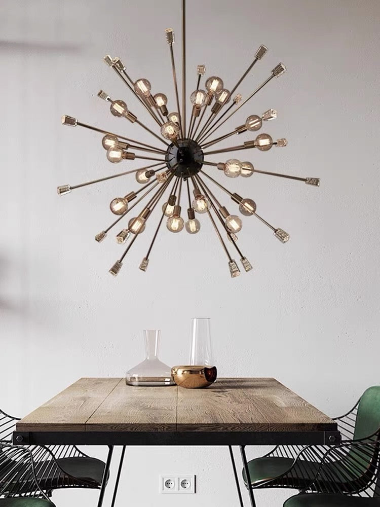 HomeDor Futuristic Sputnik Sphere Chandelier