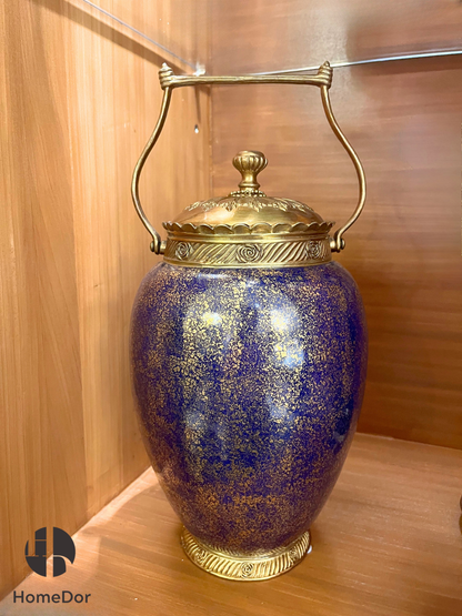 Imperial Amethyst Porphyry Garniture