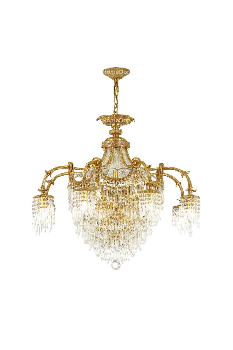 HomeDor × FH&Home | Baroque Imperial Cascade Crystal Chandelier