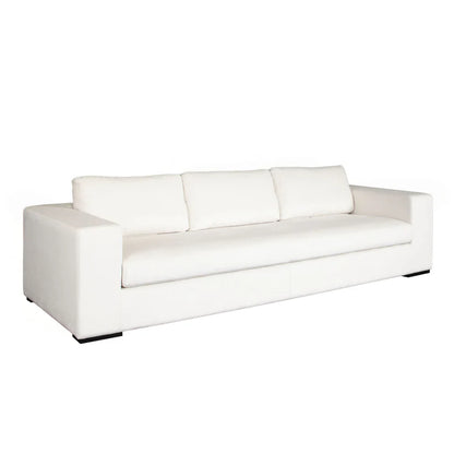 HomeDor Minimalist White Sofa