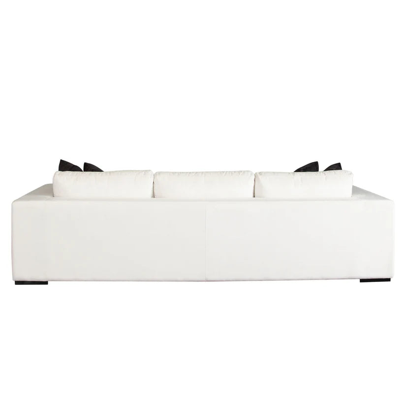 HomeDor Minimalist White Sofa