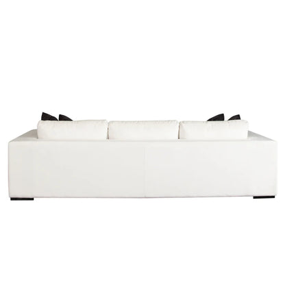 HomeDor Minimalist White Sofa
