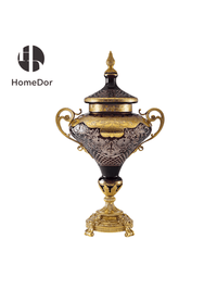 Lidded Urn: L42cm × W32cm × H70cm
