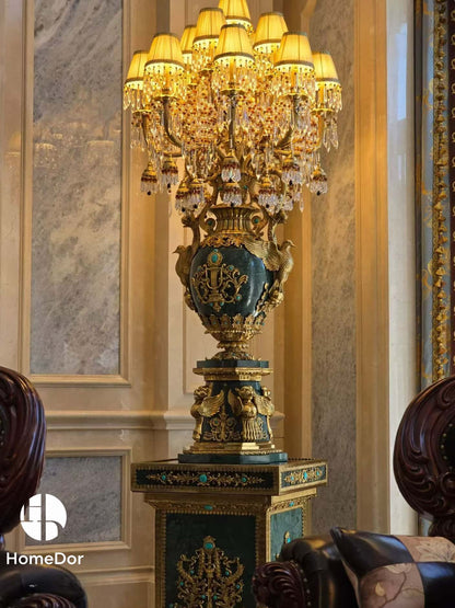 Imperial Turquoise Palace Floor Lamp