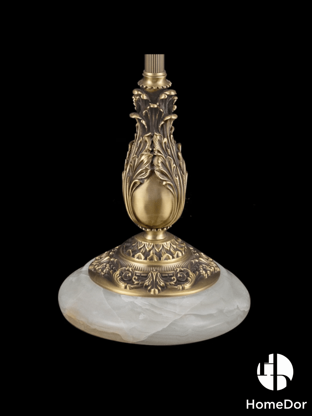 Neo-Baroque Revival Series Luxury Brass Floor Lamp2