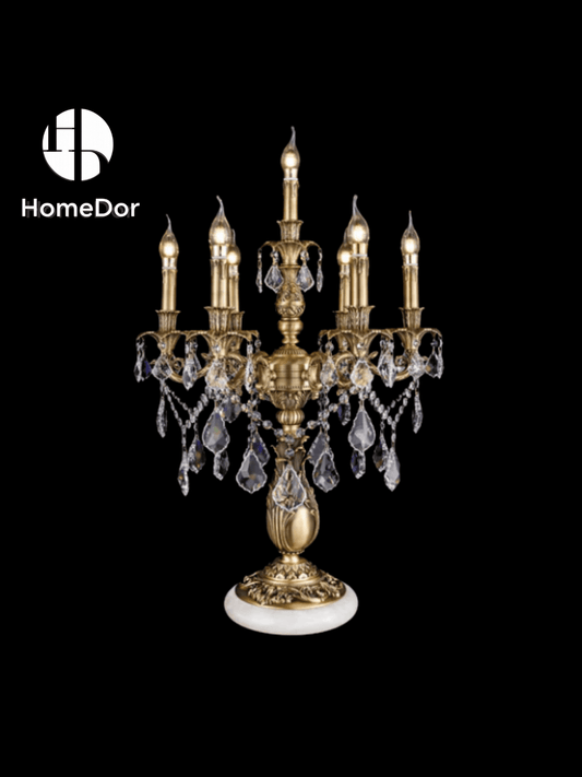 Neo-Baroque Revival Series Luxury Brass Table Lamp