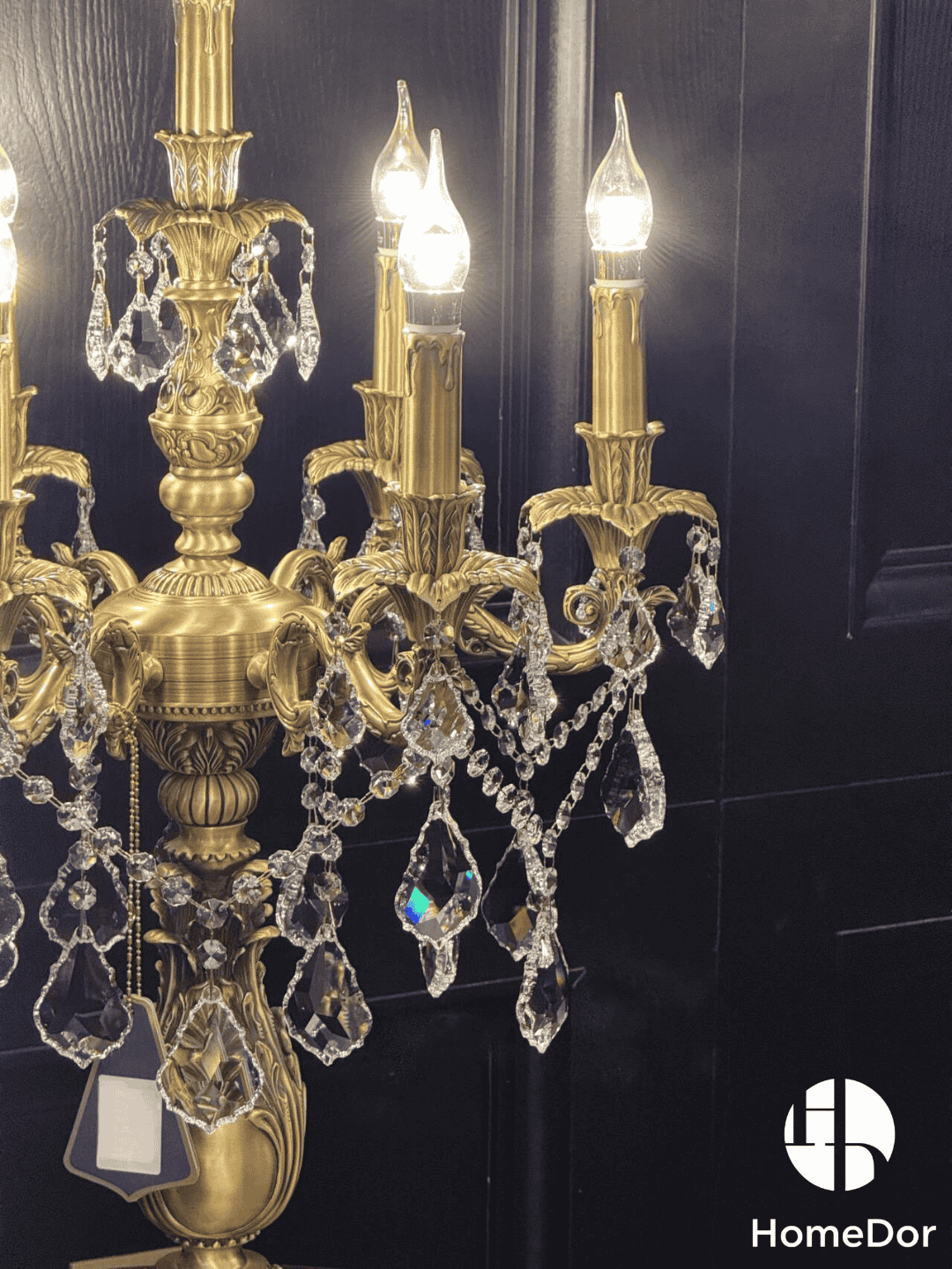 Neo-Baroque Revival Series Luxury Brass Table Lamp2