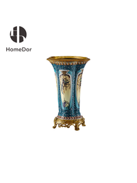 Vase A: L28cm × W26cm × H46cm