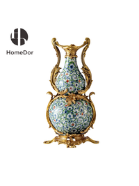 Double-Gourd Vase: L24cm × W22cm × H45cm