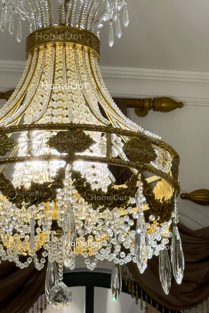 HomeDor × FH&Home | Baroque Festoon Crystal Chandelier