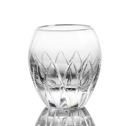 HomeDor Luxury Crystal Engraved Black Tea Cup