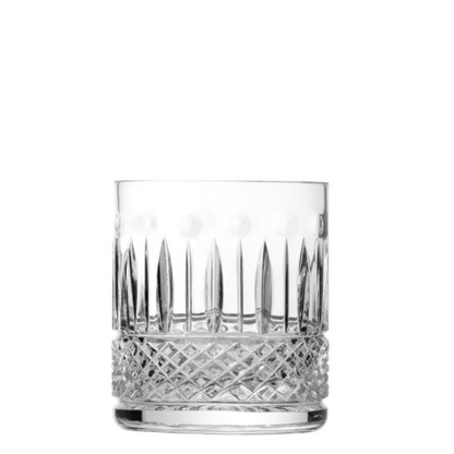 HomeDor Luxury Crystal Engraved Whisky Bullet Bottle/Glass