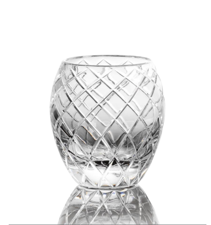HomeDor Luxury Crystal Engraved Black Tea Cup