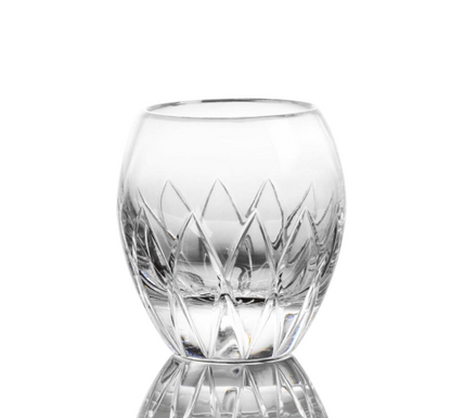 HomeDor Luxury Crystal Engraved Black Tea Cup
