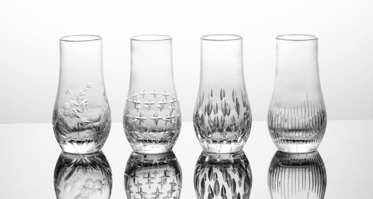 HomeDor Luxury Crystal Engraved Beer Mug