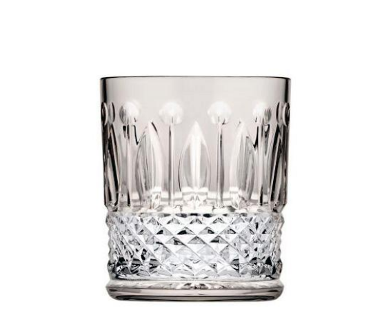 HomeDor Luxury Crystal Engraved Colorful Whiskey Glass