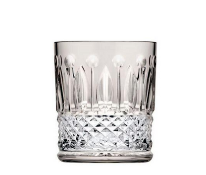 HomeDor Luxury Crystal Engraved Colorful Whiskey Glass
